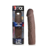 Jock Extra Long Penis Extension Sleeve 3in Dark