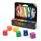 Sexy 6 Dice - Pride Edition  Perfect to play for He, She, or They!