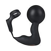 Atomic Remote Control Inflatable P-Spot Vibe- Black