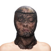 Hustler's Taboo Lace Hood Black