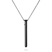 Crave Vesper  2  Bullet Vibrator Necklace - in Black