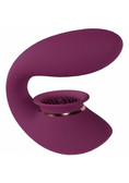 Twitch 3 Silicone Rechargeable Vibrator & Suction Burgundy