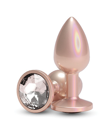 Rear Assets Plug Iridescent Champagne/Clear Small - Dallas Novelty - Online Sex Toys Retailer Rear Assets Plug Iridescent Champagne/Clear Small - Dallas Novelty - Online Sex Toys Retailer