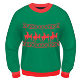 Forum Novelties Christmas Sweater Reindeer Games L/XL