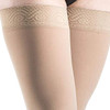 Sigvaris Opaque - Women's Thigh High 20-30mmHg Compression Support Stockings (Grip Top) Thigh View Sigvaris Opaque - Women's Thigh High 20-30mmHg Compression Support Stockings (Grip Top) Thigh View