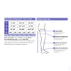 Sigvaris Microfiber - Men's Thigh High 20-30mmHg Compression Support Stockings Sizing Chart