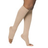 Sigvaris Opaque- Calf 20-30mmHg Compression Support Socks (Open Toe/Grip Top) Full Length View Sigvaris Opaque- Calf 20-30mmHg Compression Support Socks (Open Toe/Grip Top) Full Length View