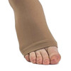 Sigvaris Opaque- Thigh High 20-30mmHg Compression Support Stockings (Open Toe/Waist Attachment) Foot View