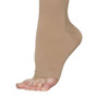Sigvaris Cotton Ribbed - Thigh High 30-40mmHg Compression Support Stocking (Open Toe/Grip Top) Foot View Sigvaris Cotton Ribbed - Thigh High 30-40mmHg Compression Support Stocking (Open Toe/Grip Top) Foot View