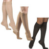Sigvaris Opaque - Women's Calf 30-40mmHg Compression Support Socks Full Length View