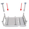 Drive Medical - Padded Transfer Bench Bottom View Drive Medical - Padded Transfer Bench Bottom View