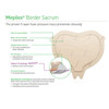 Molnlycke Mepilex Border - Sacrum Foam Dressing Product Information View