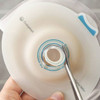 Coloplast SenSura Mio - Drainable 1-Piece Deep Convex Ostomy Bag with Filter (Easi-Close - Cut to Fit - Maxi) Barrier Top View
