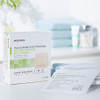 Foam Dressing McKesson 4 X 4 Inch With Border Film Backing Silicone Adhesive Square Sterile in home setting