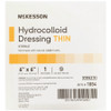 Hydrocolloid Dressing Thin McKesson 6 X 6 Inch Square each packaging