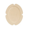 Mepilex Border Flex Oval 5.1" x 6.3" Dressing Top View