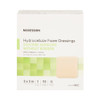 McKesson 3 X 3 Hydrocellular Foam Dressing with Silicone Gel Adhesive front of box