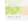 McKesson 3 X 3 Hydrocellular Foam Dressing with Silicone Gel Adhesive box information