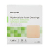 McKesson Hydrocellular Foam Dressing  6 X 6 Inch With Silicone Adhesive front of box