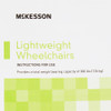 McKesson Lightweight Wheelchair with 18 Inch Seat box label