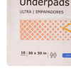 McKesson Ultra Underpad 30 X 30, Heavy - packaging close-up