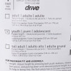 McKesson Underarm Crutches, Youth Size - label