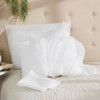 McKesson Premium Standard Disposable Pillowcase, White in home setting
