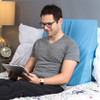 DMI Foam Wedge Pillow, 24 x 24 x 7 Inch in use