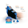 Prevalon Heel Protection Boot, One Size Fits Most, Black / Blue information