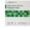 McKesson Confiderm Latex Exam Glove, Textured Fingertips close-up of box