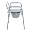McKesson Lightweight Commode Chair side view