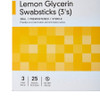 McKesson Lemon Glycerin Oral Swabstick - close-up of box