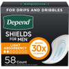 Depend Shields for Men, Light Absorbency - front package