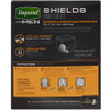 Depend Shields for Men, Light Absorbency - back of package