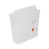McKesson Prevent Clear Sharps Container, 1.25 gallon - side view