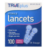 TRUEplus Non-Safety Lancets, 28 Gauge - box of 100