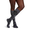 SIGVARIS Microfiber Shades 15-20mmHg - Men - Graphite Argyle