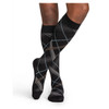 SIGVARIS Microfiber Patterns 20-30mmHg Long Length - Men - Black Plaid