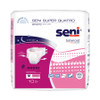 Seni Super Quatro Overnight Briefs with Tabs, Heavy Absorbency