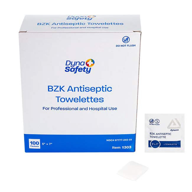 Dr.PEELセット Dynarex - BZK Antiseptic Towelettes