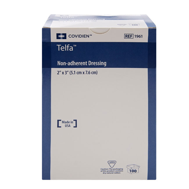 telfa non adherent dressing Telfa Non-Adherent Precut Wound Contact Layer Dressing