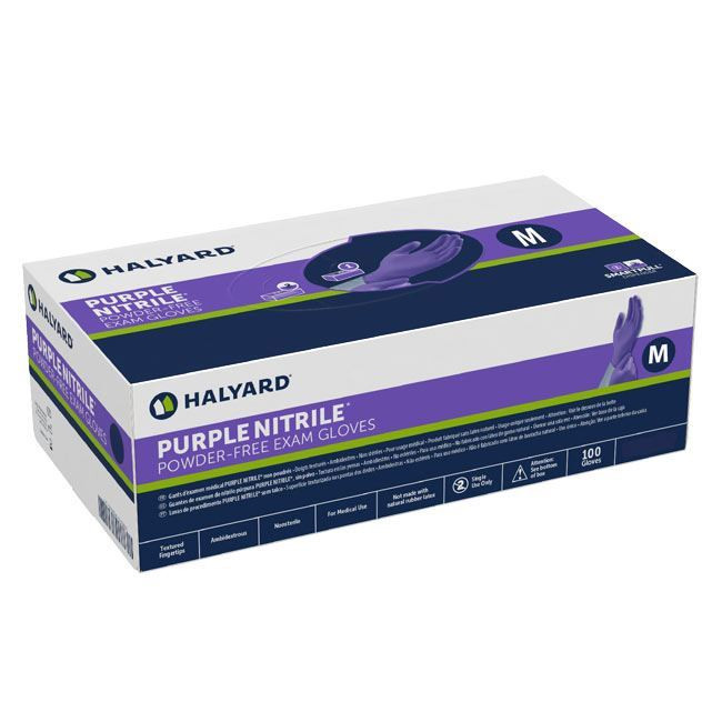 Kimberly-Clark Halyard - Purple Nitrile Exam Gloves