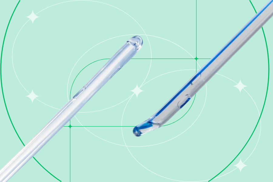 Straight Tip vs Coude Tip Catheter