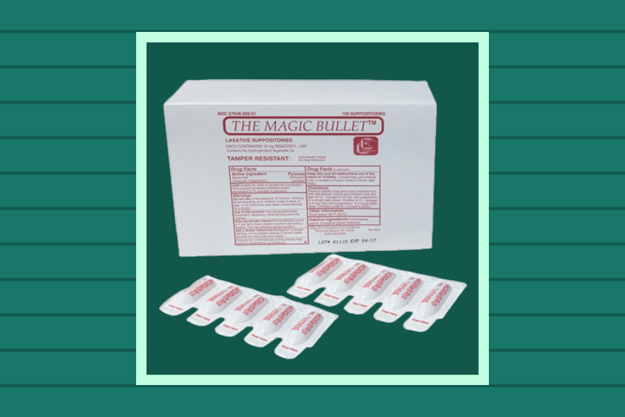 Magic Bullet Suppository and Your Bowel Program