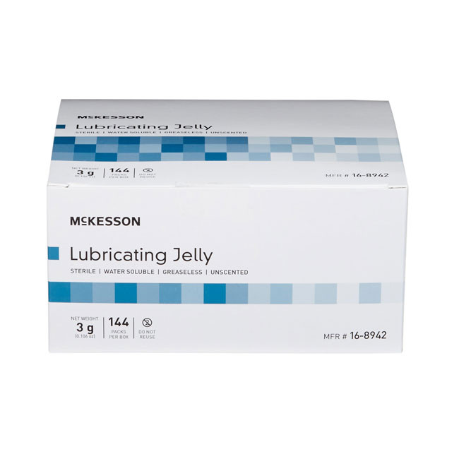 McKesson Sterile Lubricating Jelly - 3g Packets