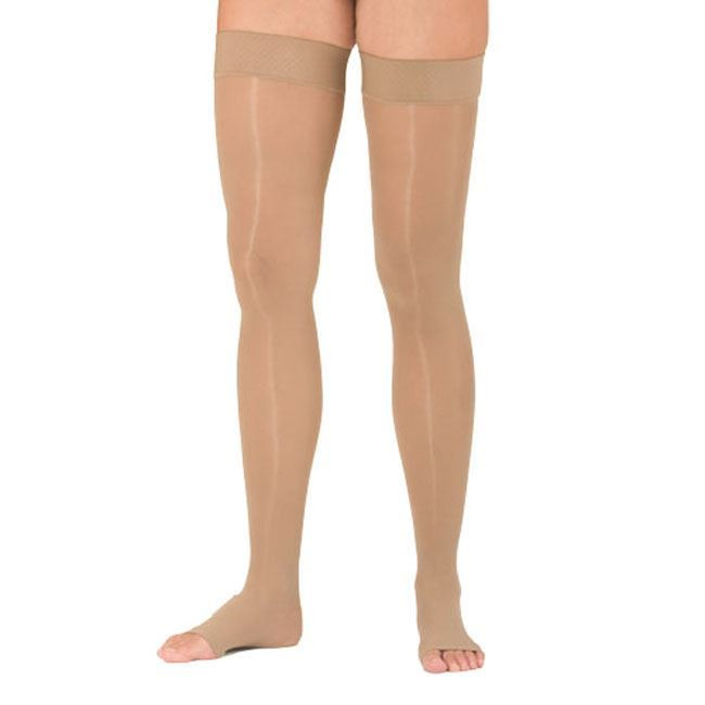 Mediven Assure Thigh High 20-30mmHg Compression Stocking (Silicone  Band/Regular Calf/Open Toe)