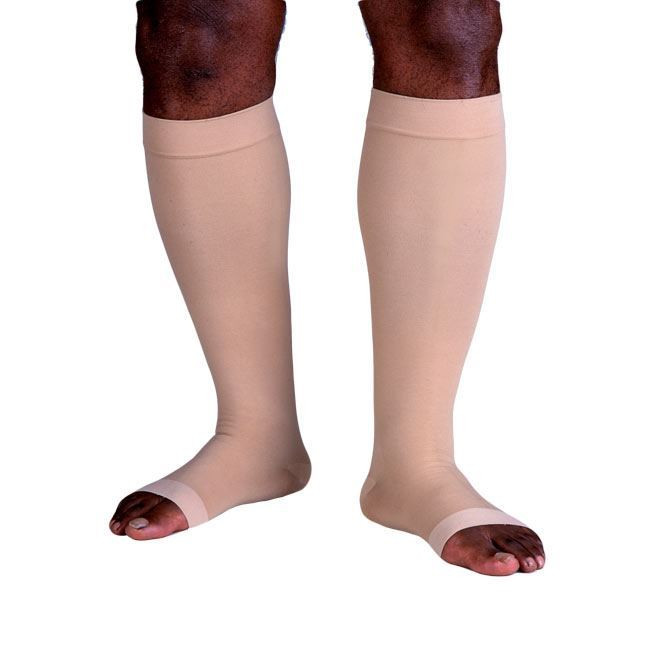 Jobst Relief Full Calf Knee High 30-40mmHg Compression Support Stockings (Open Toe)