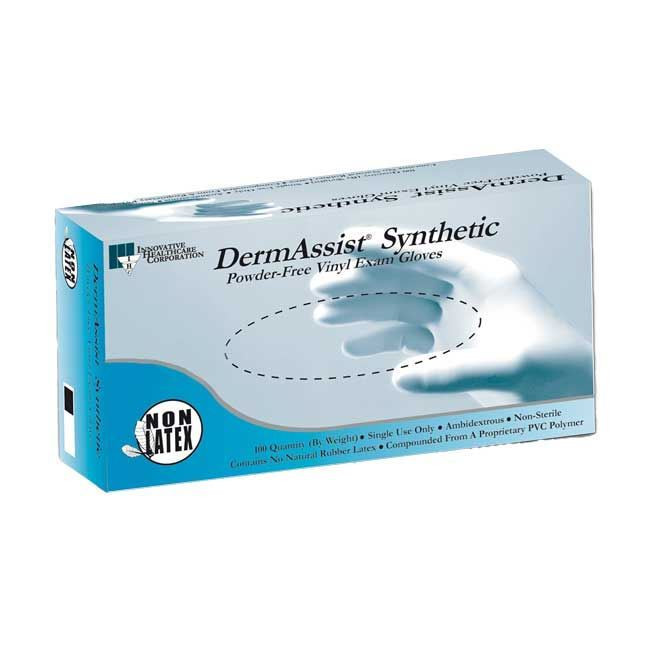 DermAssist Synthetic Vinyl Exam Gloves