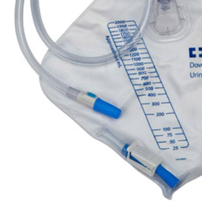 Covidien Dover - 2000ml Urine Bag with Anti-Reflux Chamber