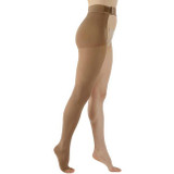 Sigvaris Opaque- Thigh High 20-30mmHg Compression Support Stockings (Open Toe/Waist Attachment) Full Length View